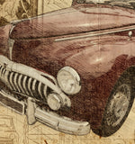 ART PRINT "DA VINCI" - PEUGEOT 203 CABRIOLET - Ref : DV041