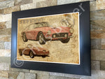 ART PRINT "DA VINCI" - FERRARI 250GT SWB - Ref : DV034