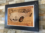 ART PRINT "DA VINCI" - PORSCHE 911 Carrera - Ref : DV016