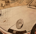 ART PRINT "DA VINCI" - PORSCHE 911 Carrera - Ref : DV016