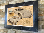 ART PRINT "DA VINCI" - ALPINE RENAULT A108 - Ref : DV053