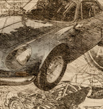 ART PRINT "DA VINCI" - ALPINE RENAULT A110 BERLINETTE - Ref : DV005