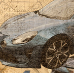 ART PRINT "DA VINCI" - ALPINE A110 - Ref : DV003