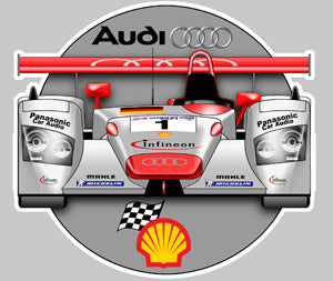 Sticker Audi AA023 – Autocollant adhésif