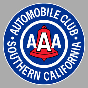 STICKER AUTOMOBILE CLUB CALIFORNIA - AA038