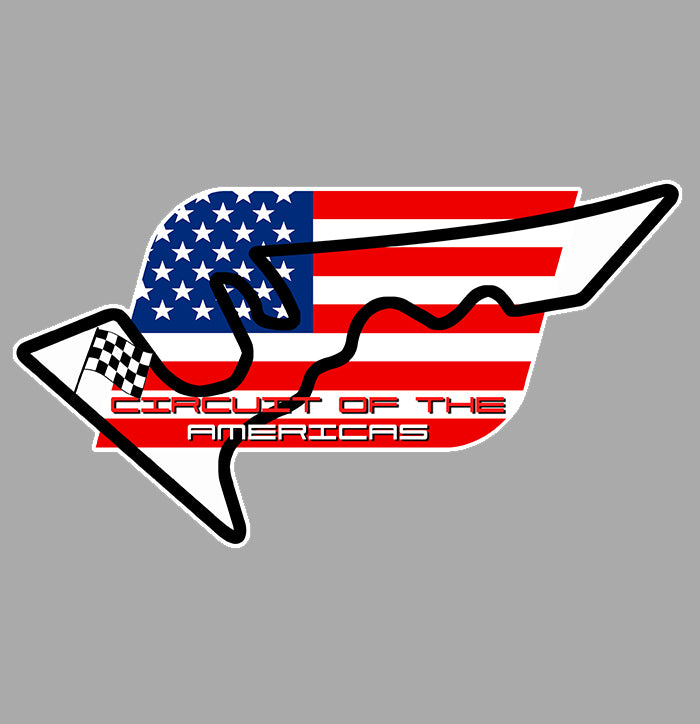 STICKER AUSTIN CIRCUIT DES AMERIQUES - AA122