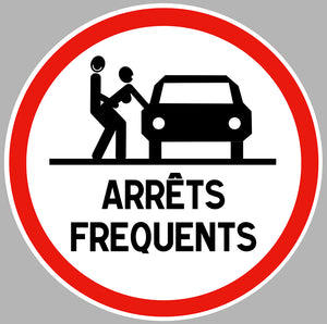 STICKER ARRETS FREQUENTS - AA154