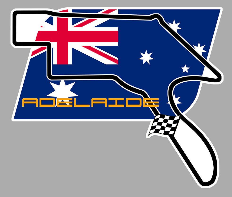 STICKER CIRCUIT ADELAIDE AUSTRALIE - AA193