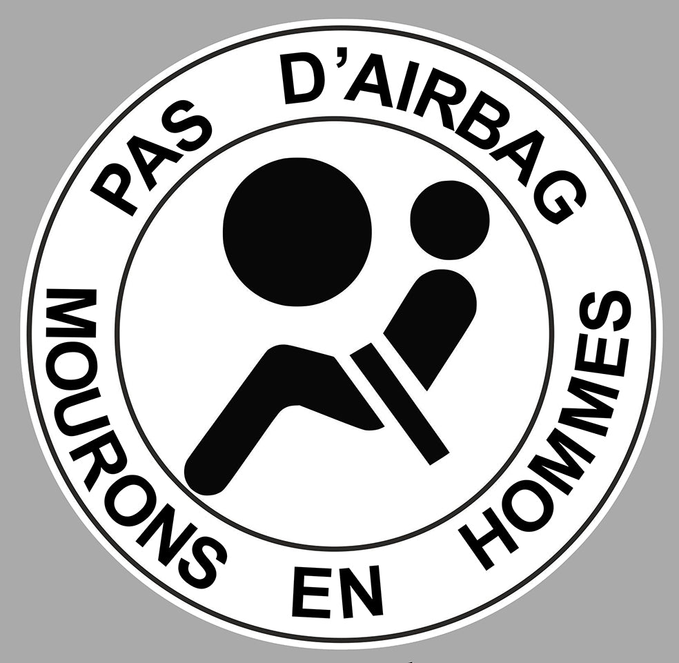STICKER PAS D'AIRBAG - AA223
