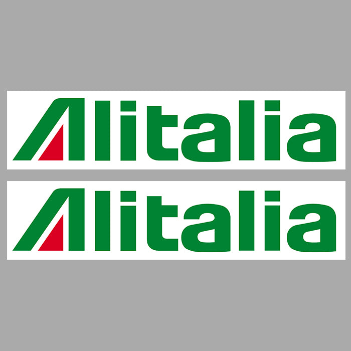 2 X STICKER ALITALIA - AA227