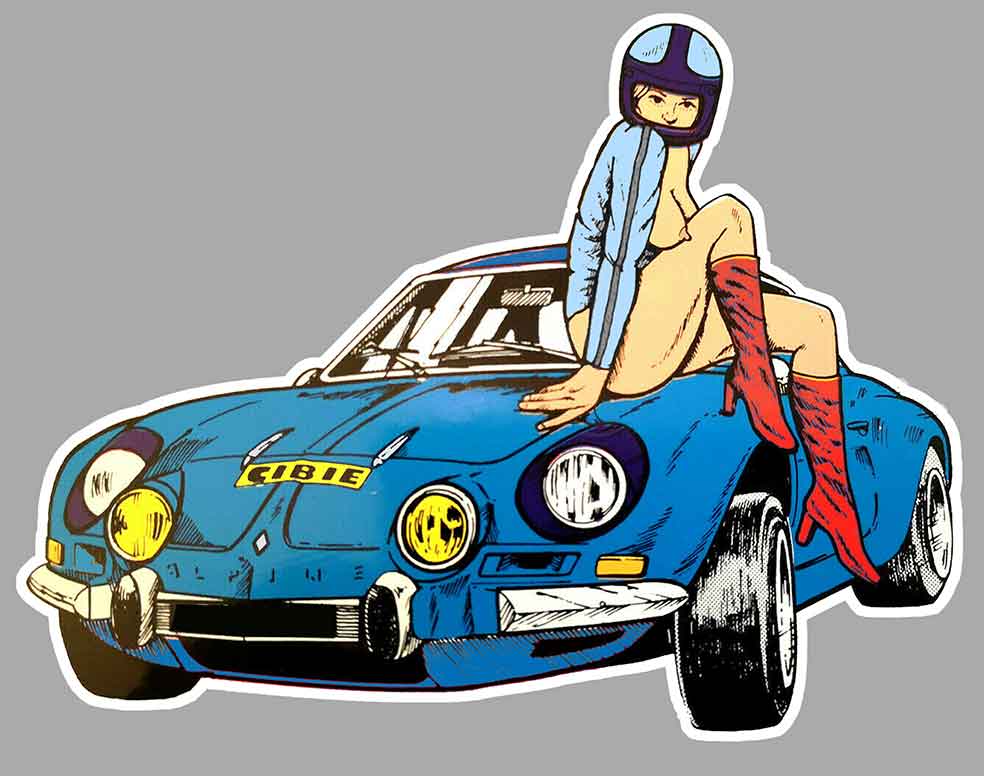 ALPINE STICKER - AA010