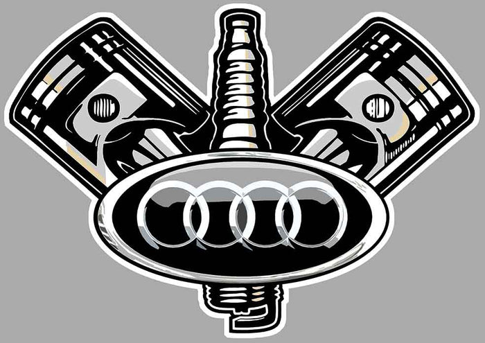 Sticker Audi AB090 – Autocollant adhésif