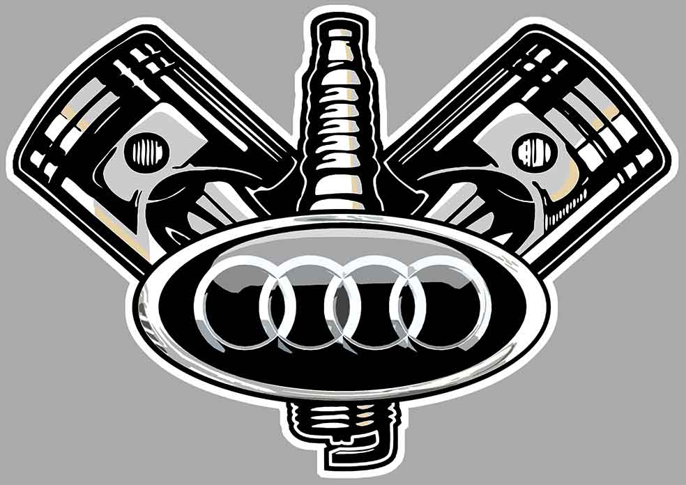 STICKER AUDI - AB090