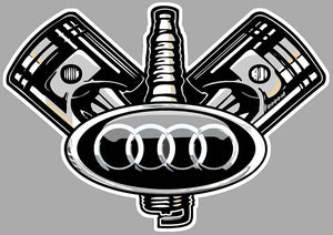 AUDI STICKER - AB004