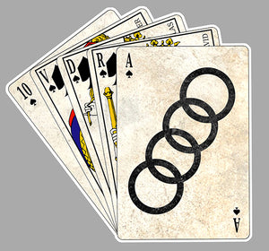 AUDI STICKER - AB004