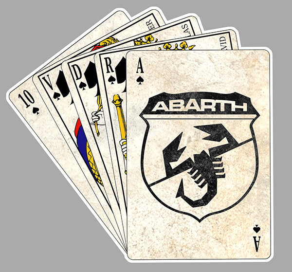 Sticker Abarth AB128 – Selbstklebender Aufkleber