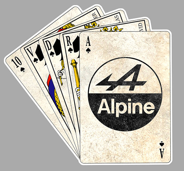Sticker Alpine AB130 – Aufkleber