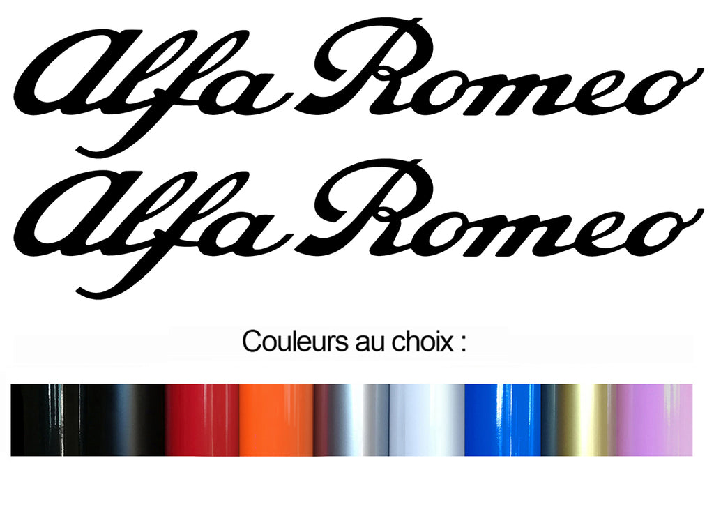 2 X STICKER ALFA ROMEO - AB152