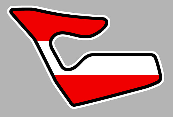 STICKER CIRCUIT SPIELBERG RED BULL RING AUTRICHE - AB156