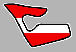 STICKER CIRCUIT SPIELBERG RED BULL RING AUTRICHE - AB156