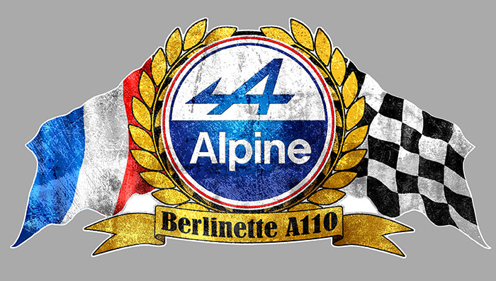 ALPINE STICKER - AA010