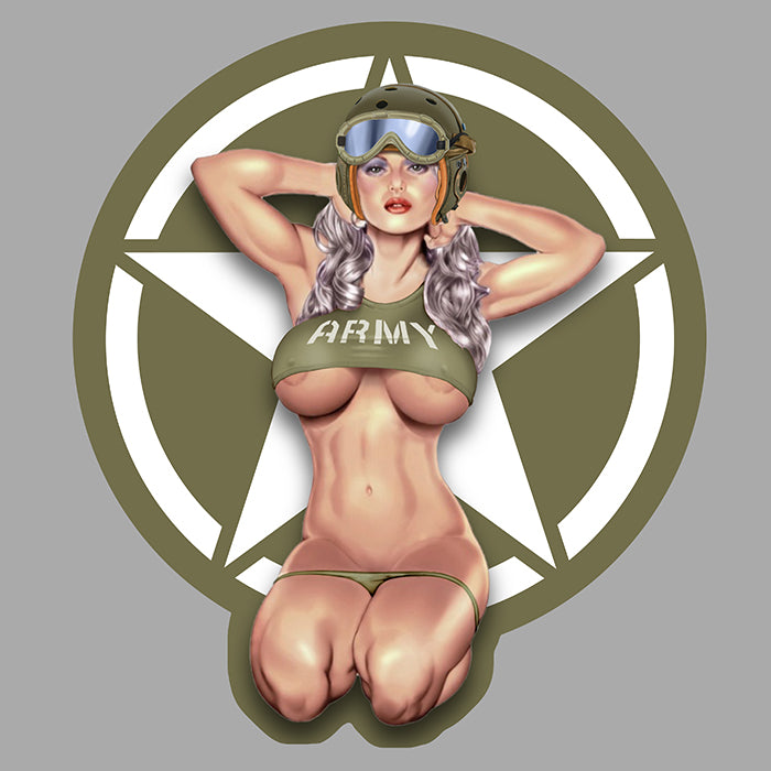 STICKER PINUP ARMY - AC100