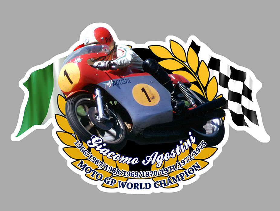 STICKER CONTINENTAL CIRCUS AGOSTINI MV AGUSTA - AC124