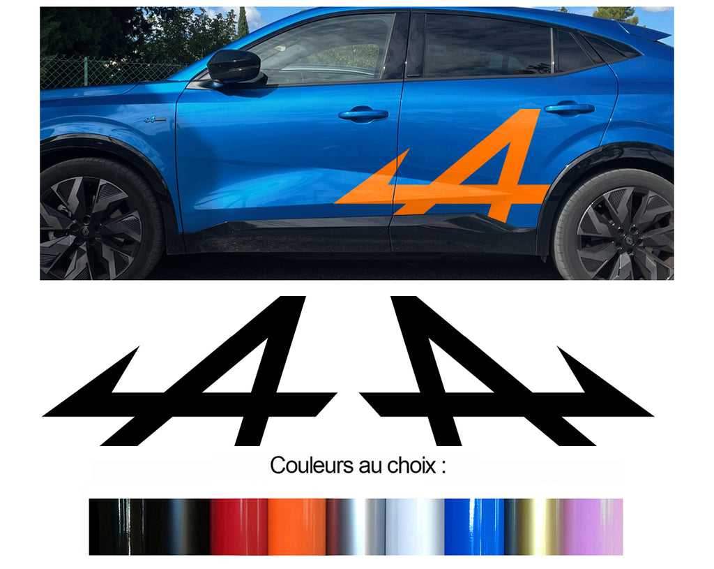 2 X LOGO ALPINE RAFALE - Ref : AC163