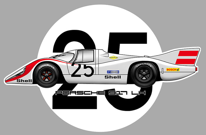 Sticker Porsche 917 AU002 – Adesivo autoadesivo