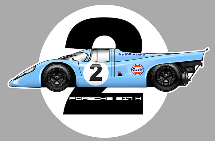 Sticker Porsche 917 AU003 – Adesivo autoadesivo