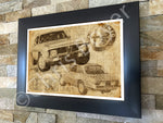 ART PRINT "DA VINCI" - ALFA ROMEO COUPE BERTONE GTA - Ref : DV001