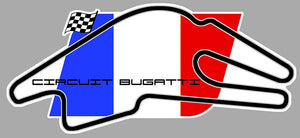 STICKER CIRCUIT BUGATTI FRANCE - BB073