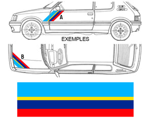 2 X ROCKER BODY STRIPS - CITROEN DS3 - Ref: BD435N-13 