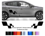 2 X LOGOS POUR RENAULT MEGANE RACING RALLYE AUTOCOLLANT STICKER BD104-1