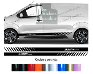 2 X ROCKER BODY STRIPS - CITROEN JUMPY SPORT - Ref: BD107S-2 