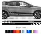 2 X BANDES BAS DE CAISSE - RENAULT MEGANE - Ref : BD110-18