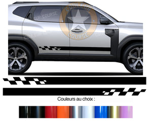 2 X BANDES BAS DE CAISSE - DACIA DUSTER 2024- Ref : BD110N-17