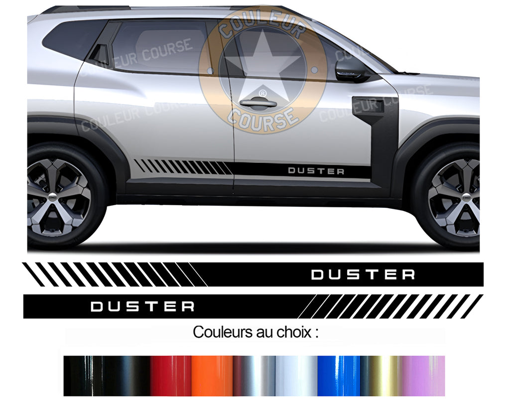 2 X BANDES BAS DE CAISSE - DACIA DUSTER 2024- Ref : BD500-87