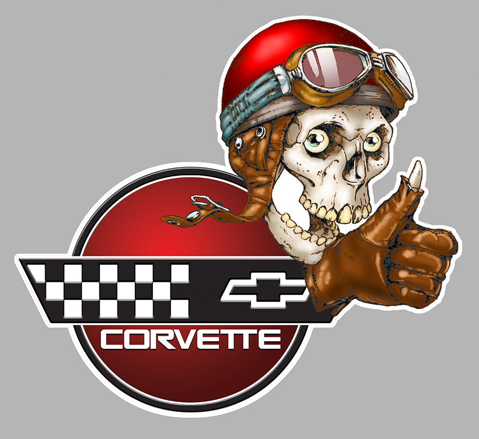 STICKER CHEVROLET CORVETTE - CA080D