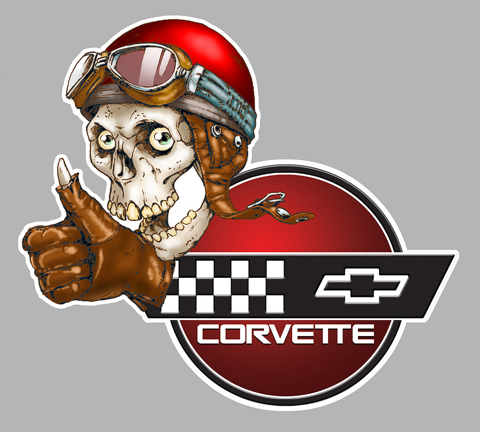 STICKER CHEVROLET CORVETTE - CA080G