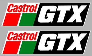 2 X STICKER CASTROL - CA102