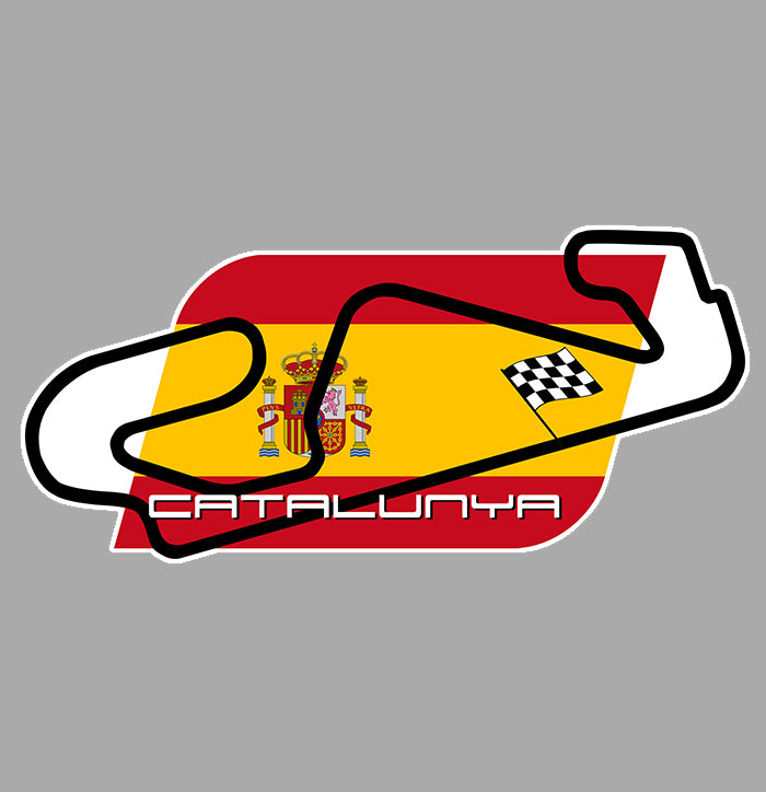 STICKER CIRCUIT BARCELONE CATALUNYA ESPAGNE - CA117
