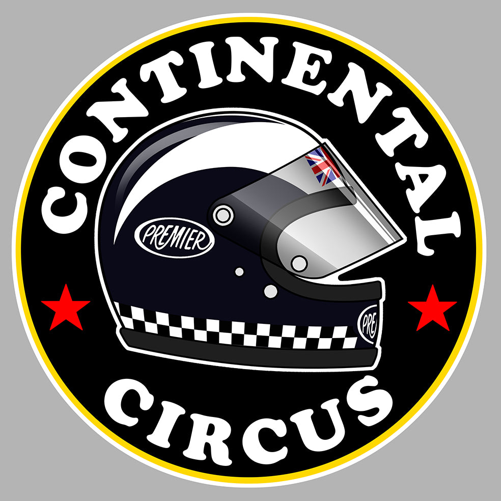 STICKER CONTINENTAL CIRCUS READ - CA157
