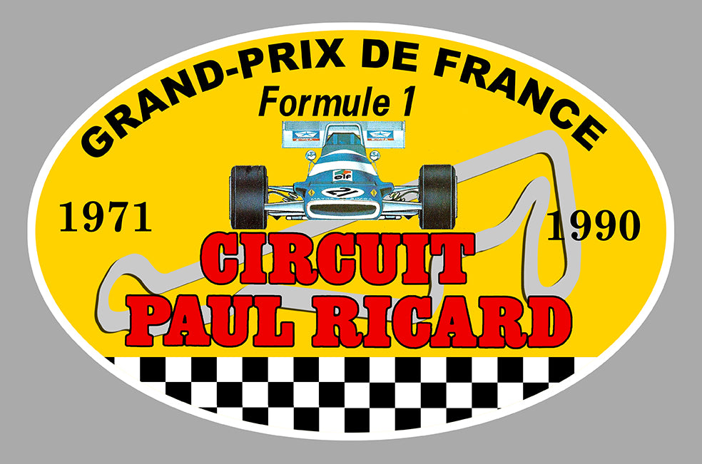 STICKER CIRCUIT PAUL RICARD FRANCE - CA171