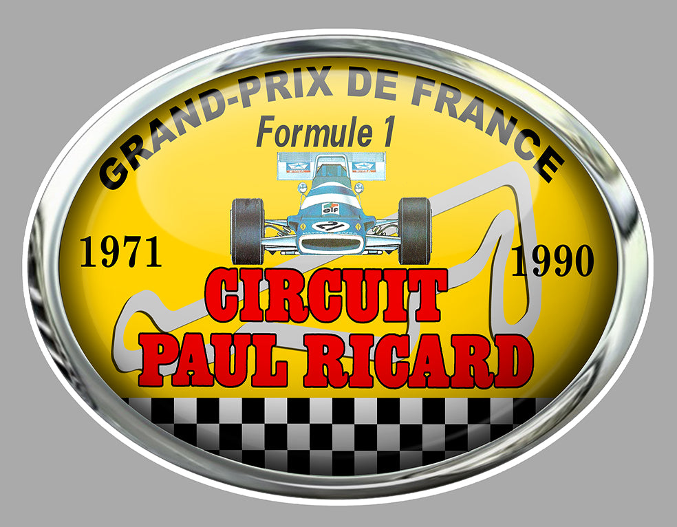 STICKER CIRCUIT PAUL RICARD FRANCE - CA180