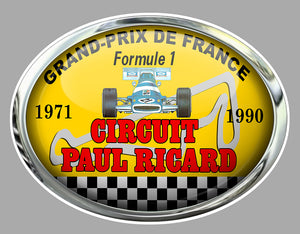 STICKER CIRCUIT PAUL RICARD FRANCE - CA180