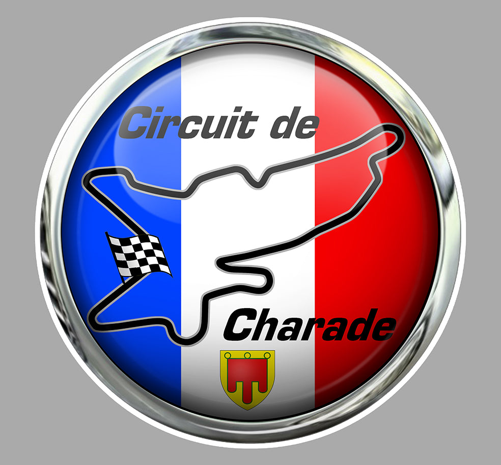 STICKER CIRCUIT CHARADE FRANCE - CA201