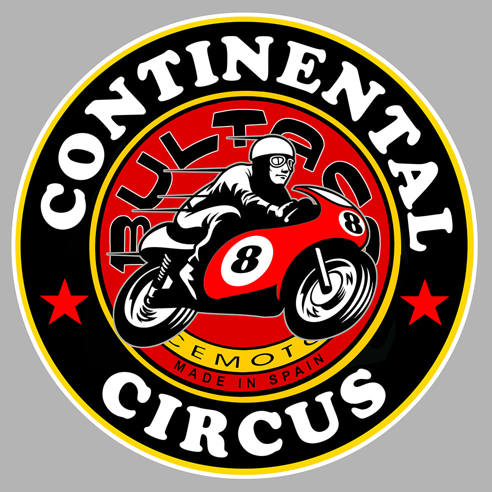 STICKER CONTINENTAL CIRCUS BULTACO - CA205