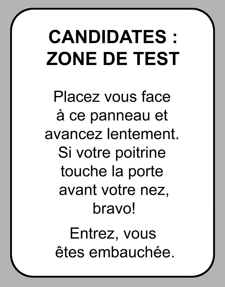 STICKER CANDIDATES JOUR DE TEST - CB014