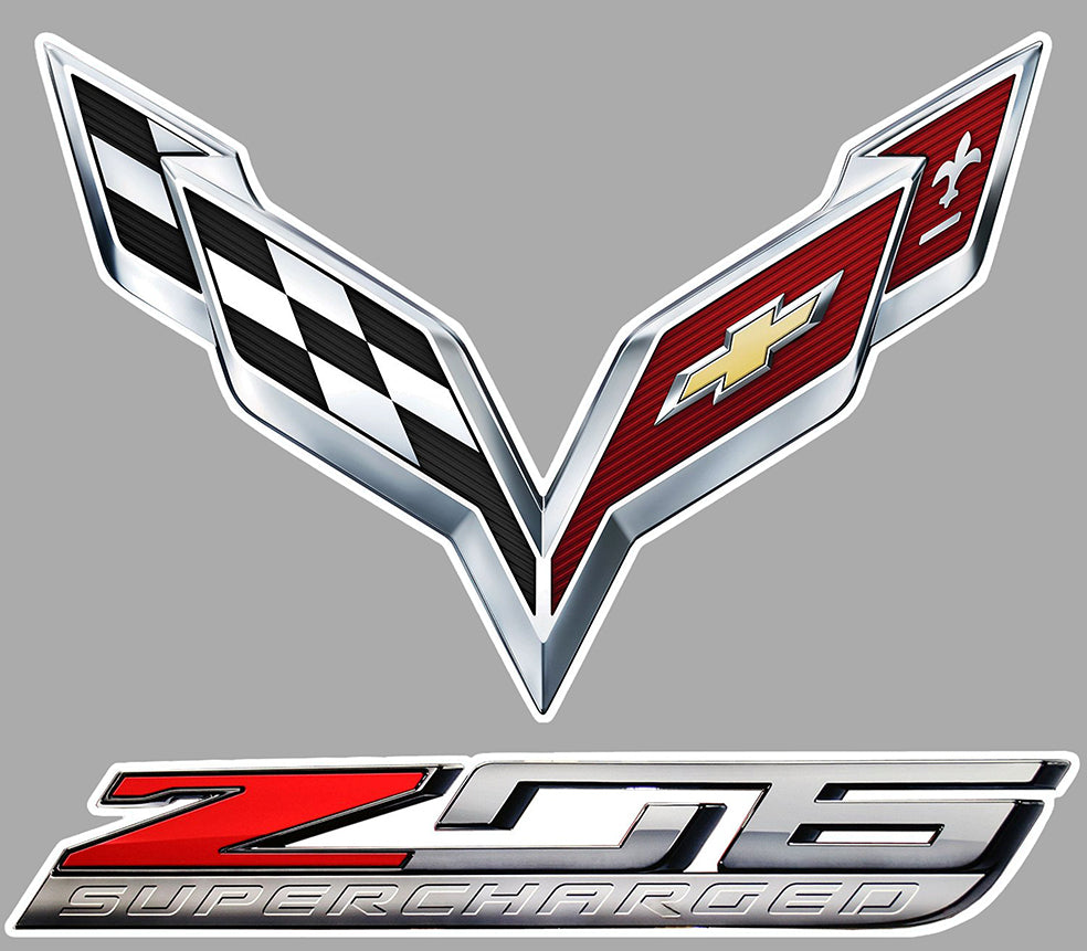 STICKER CHEVROLET CORVETTE - CB044